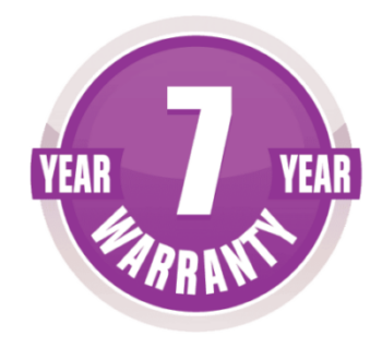 7 Year warranty