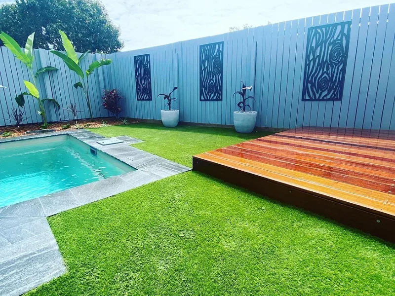 Grass for pools